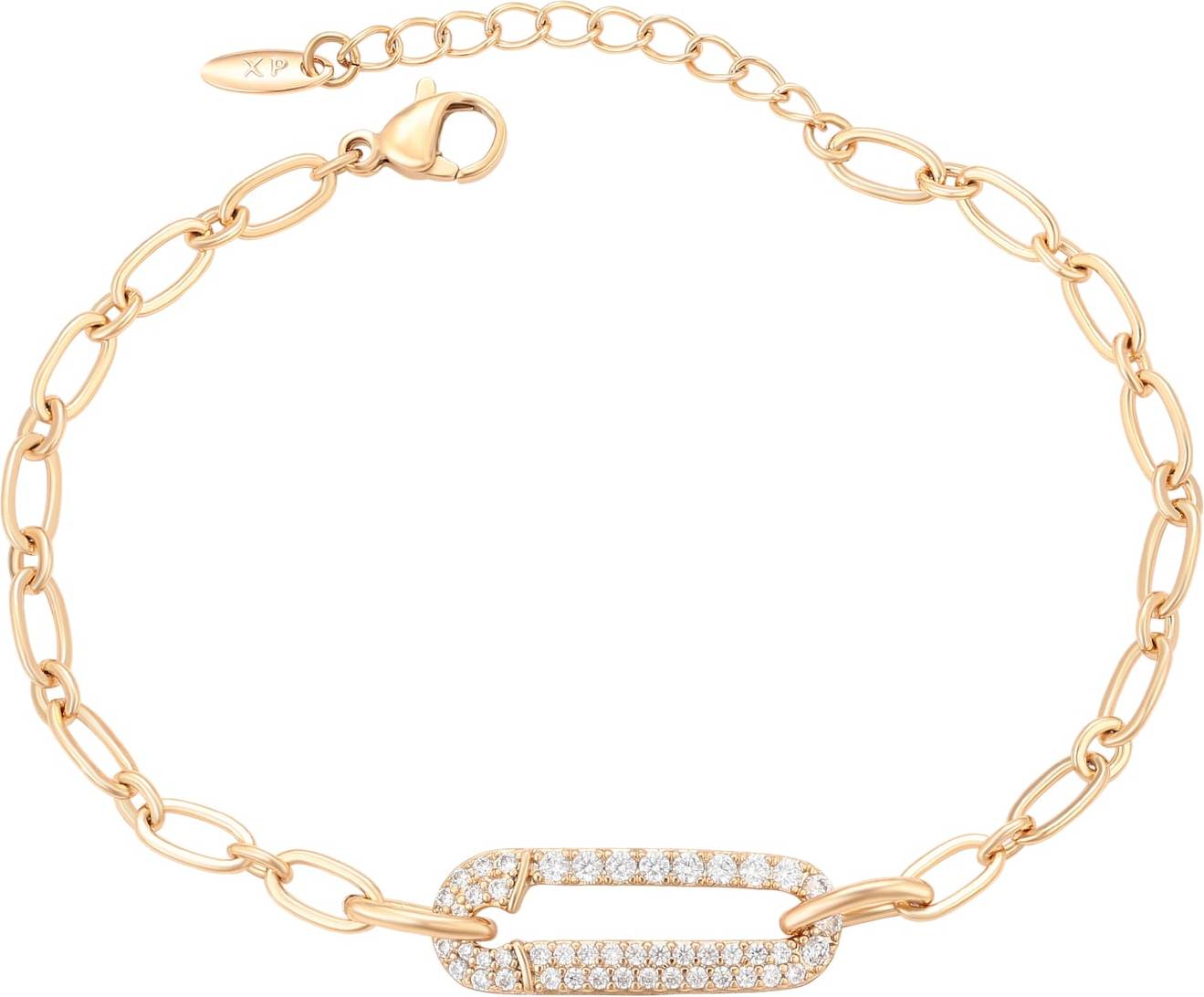 Pulsera - Oro Rosa/Transparente