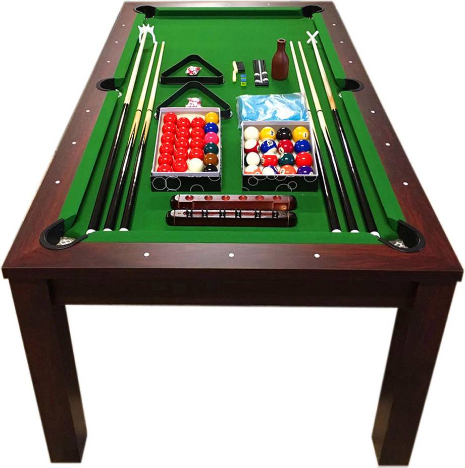 Simba 213cm L Pool Table Green