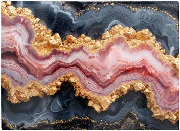 Warren Reed Designer Black Pink Marble Effect Chopping Board