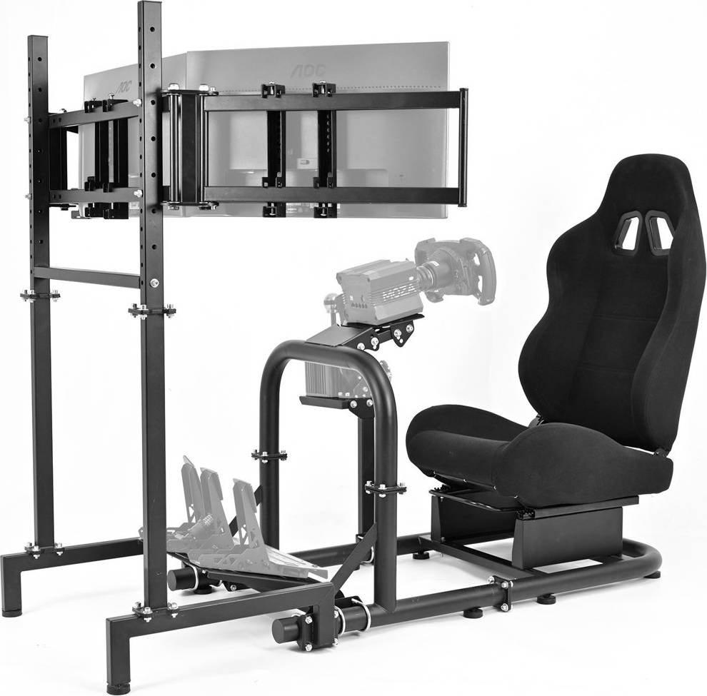 Racing simulator Ivy Bronx Racing Simulator Cockpit With Seat Fit Logitech G920