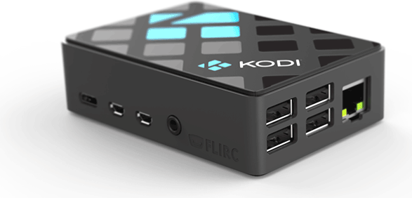 Raspberry pi 4 Raspberry Pi Flirc Kodi Edition 4 Heatsink Case