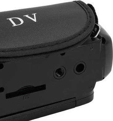 Black Video Camera 2.4in Color Screen Fill Light