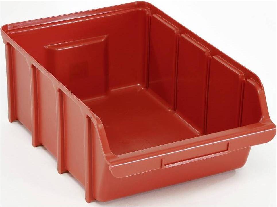 RAACO Storage Bin Red Durable Stackable
