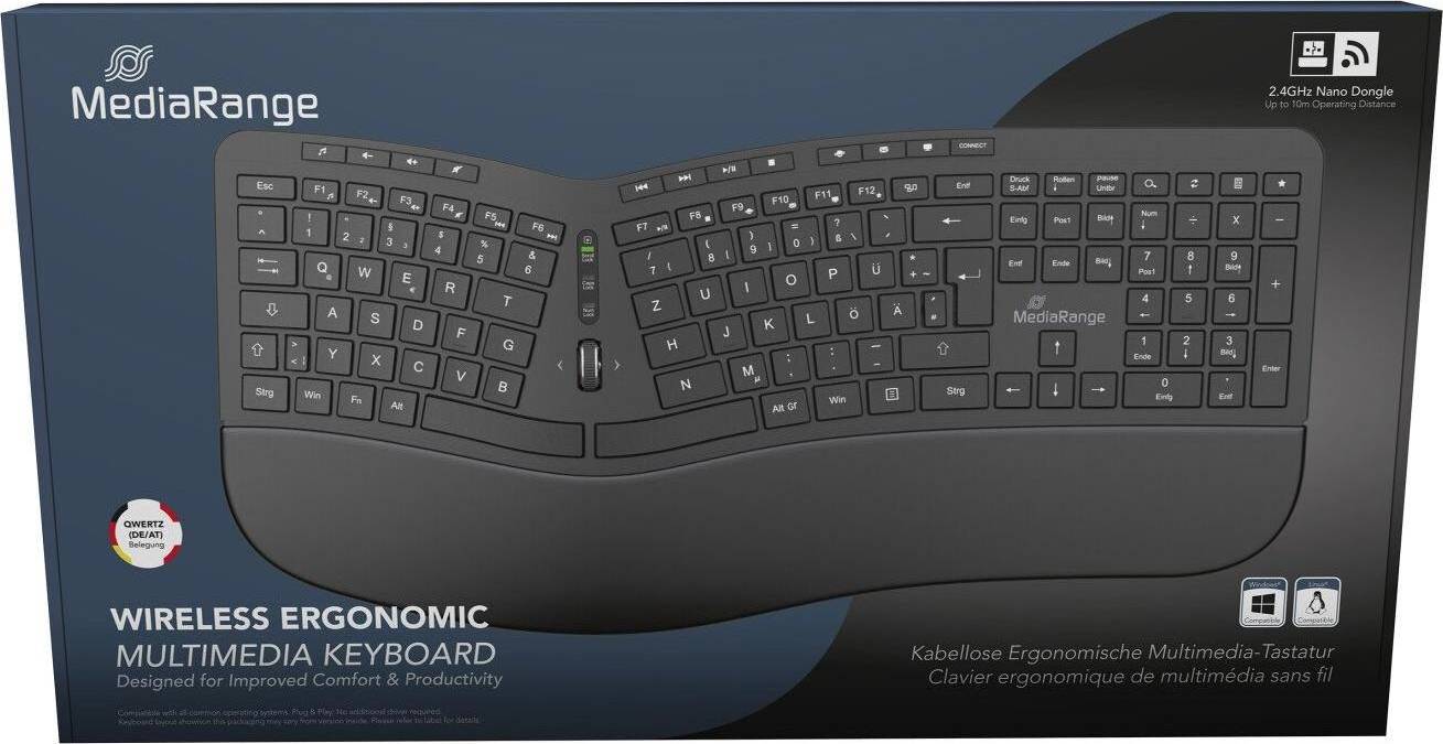 MediaRange Rf Wireless Keyboard W129310028