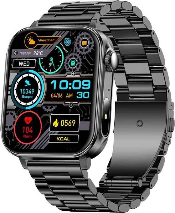 Colmi P80 Smartwatch Sort Stål