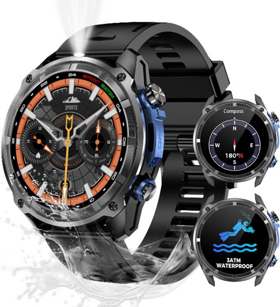 Chronus 1.43 AMOLED Rugged Smartwatch