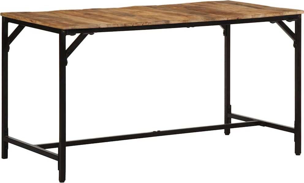 Lily Manor Solid Wood Rough Mango Dining Table