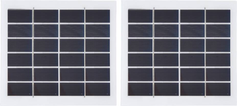 2 Pcs Portable Solar Panel 2W 6V Mini Cells