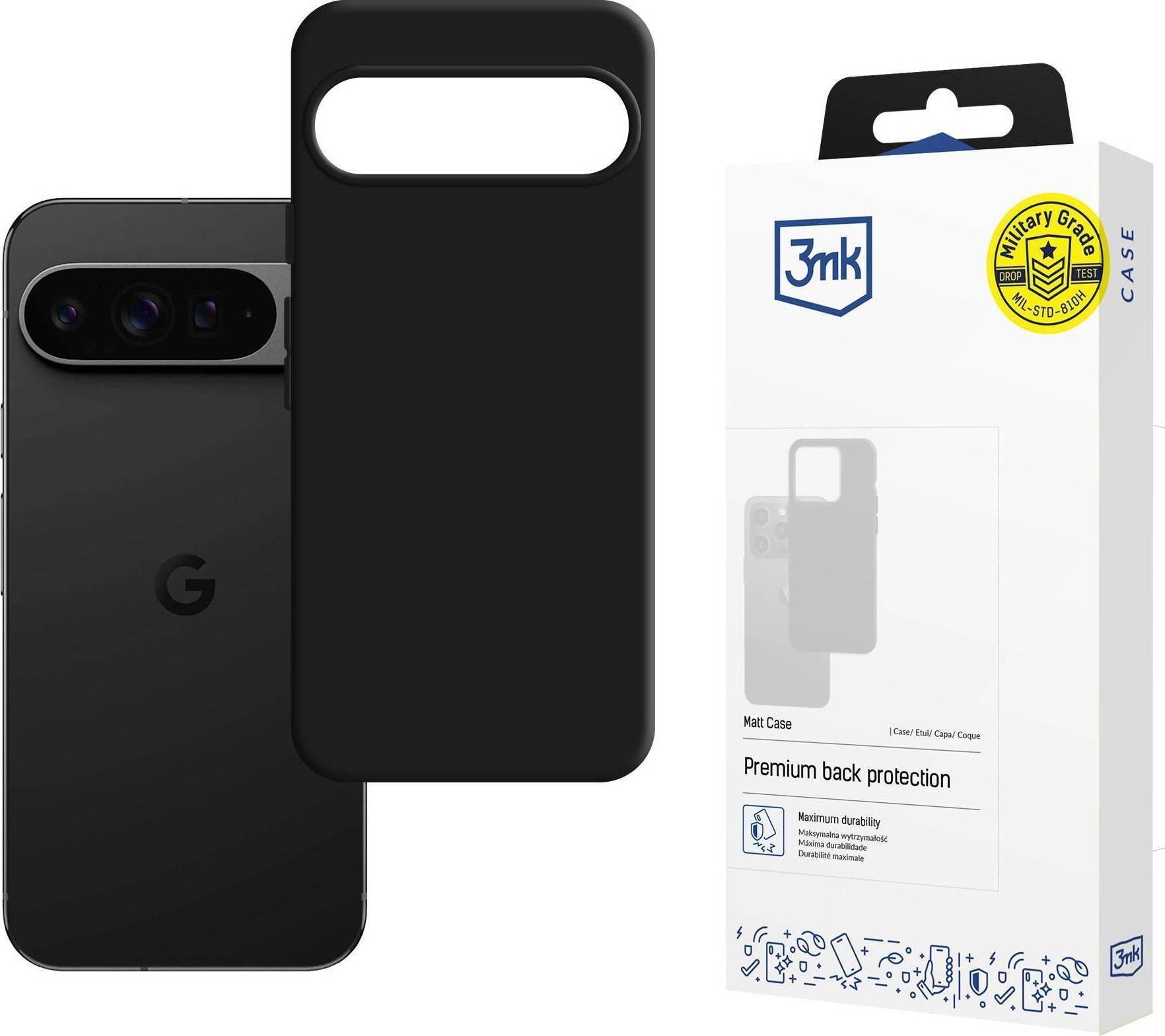 3mk Matt Case Google Pixel 10 Pro XL Matte Sort