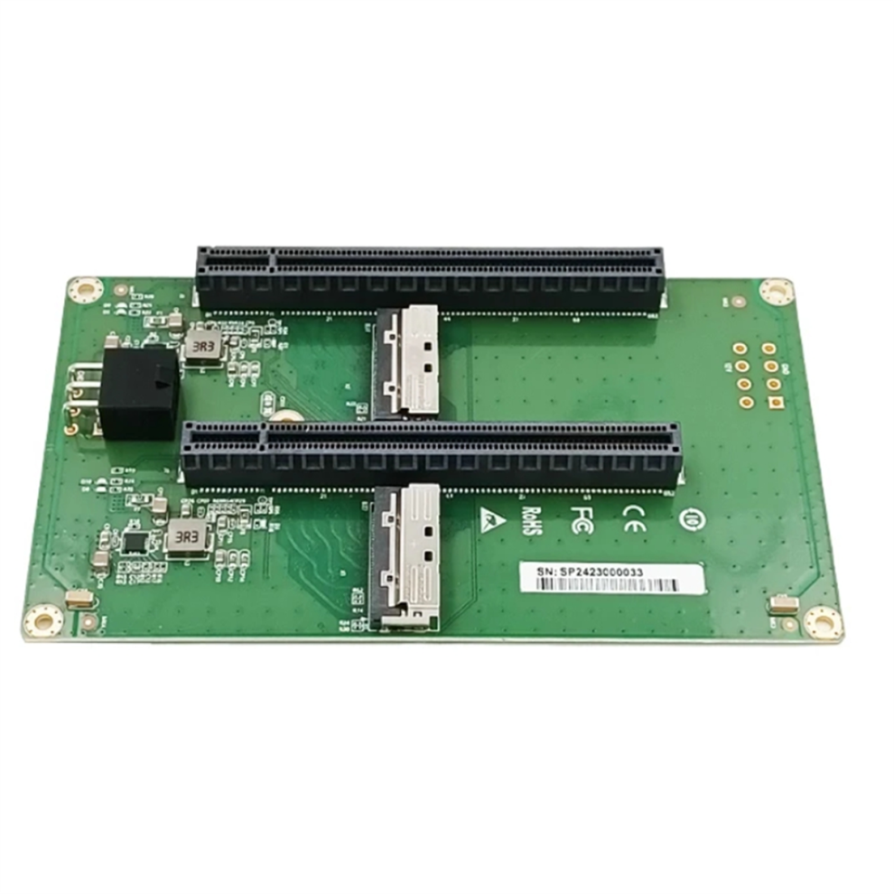 Dual MCIO 8I to 2 PCIe5.0 Riser Card