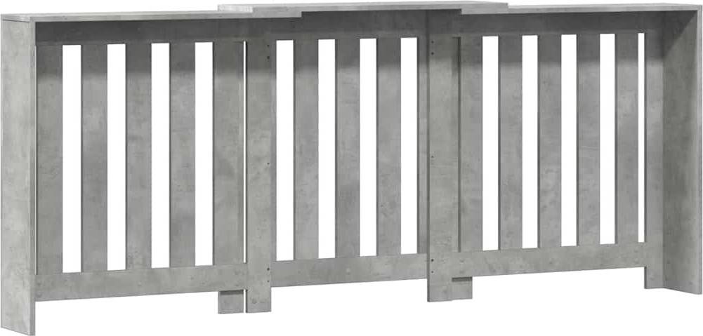 Ebern Designs Radiator Cover Concrete Grey Engineered Wood