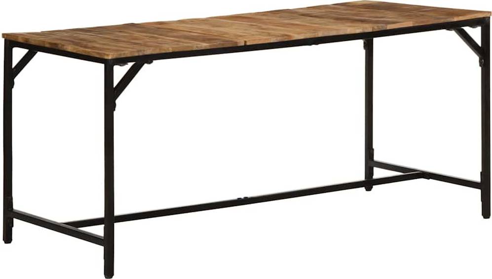 vidaXL Solid Wood Rough Mango Dining Table