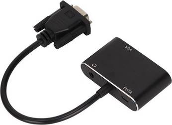 2 In 1 Vga To Vga Multimedia Interface Adapter