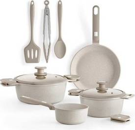 Monix Denmark Pans Pack Silver Cookware Set