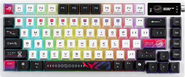 Asus rog gaming keyboard ASUS Azoth X Keyboard 75 RGB Hvid