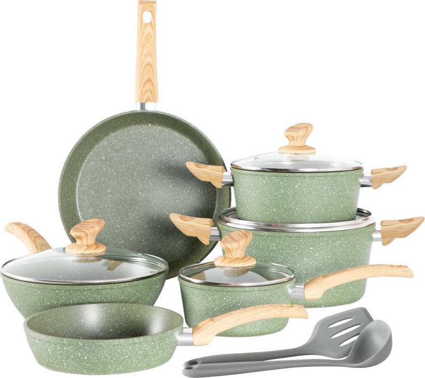Kitchen Academy Induction 12 Piece Cookware Set