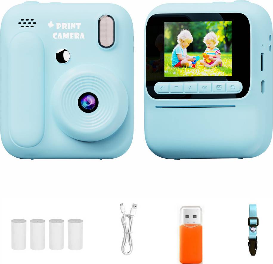 Blue Digital Camera 2.4 Inch IS Screen