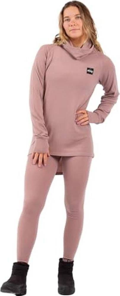 Icecold Wool Gaiter Rib Top - Roze