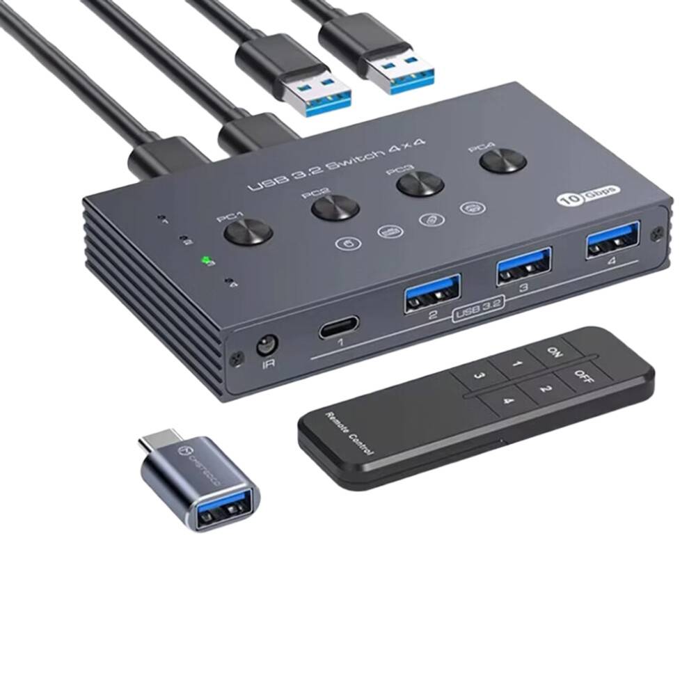 Melitt USB3.2 KVM Switch Shared Adapter