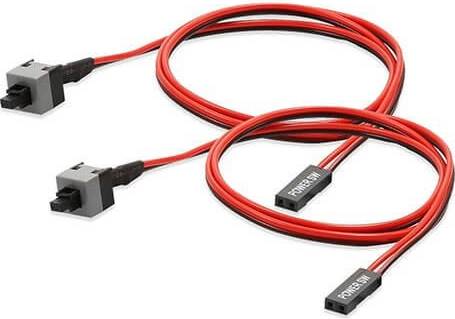 Uxcell 2 Pin Power Cable Switch On Off Atx Computer 80cm 2pcs