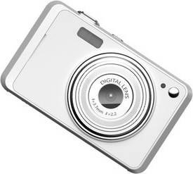 White 64MP Digital Video Vlog Camera