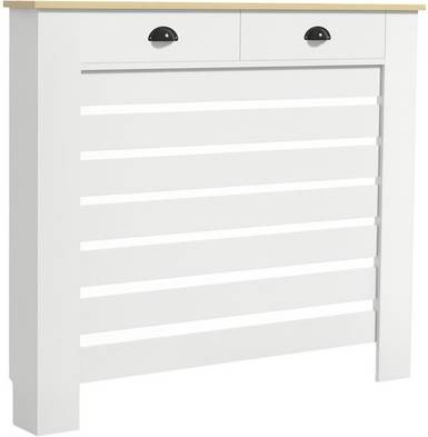 Homcom Radiator Cover With Drawer 111cm White
