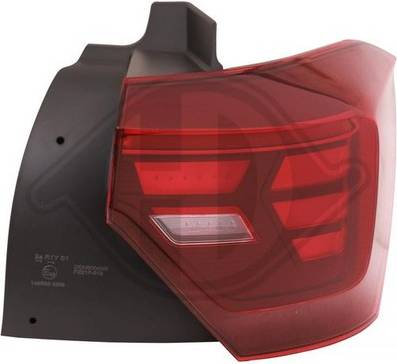 Diederichs Rear Light Outer Section Right LED