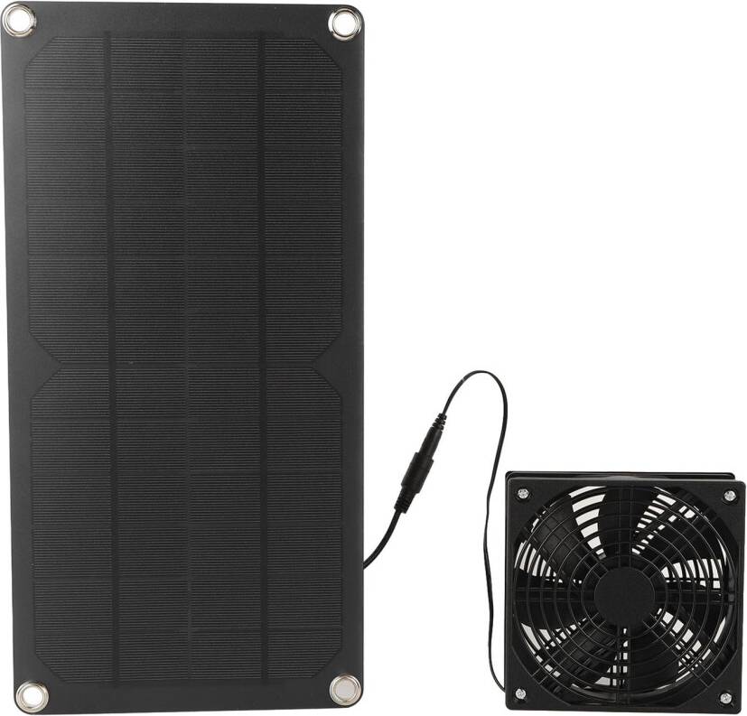 Solar Panel Fan Kit 20W Powered Mini Portable