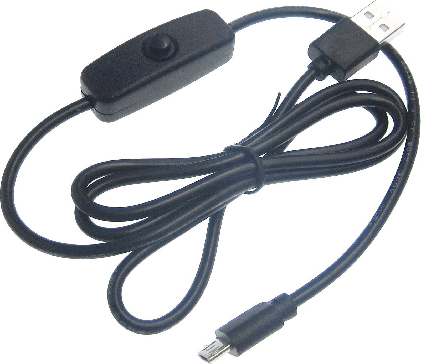 Micro-USB Kabel Mit An Aus Schalter Für Raspberry Pi