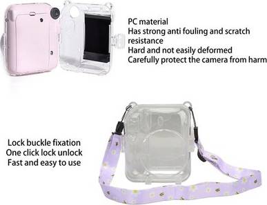 Purple Instant Camera Case Kit