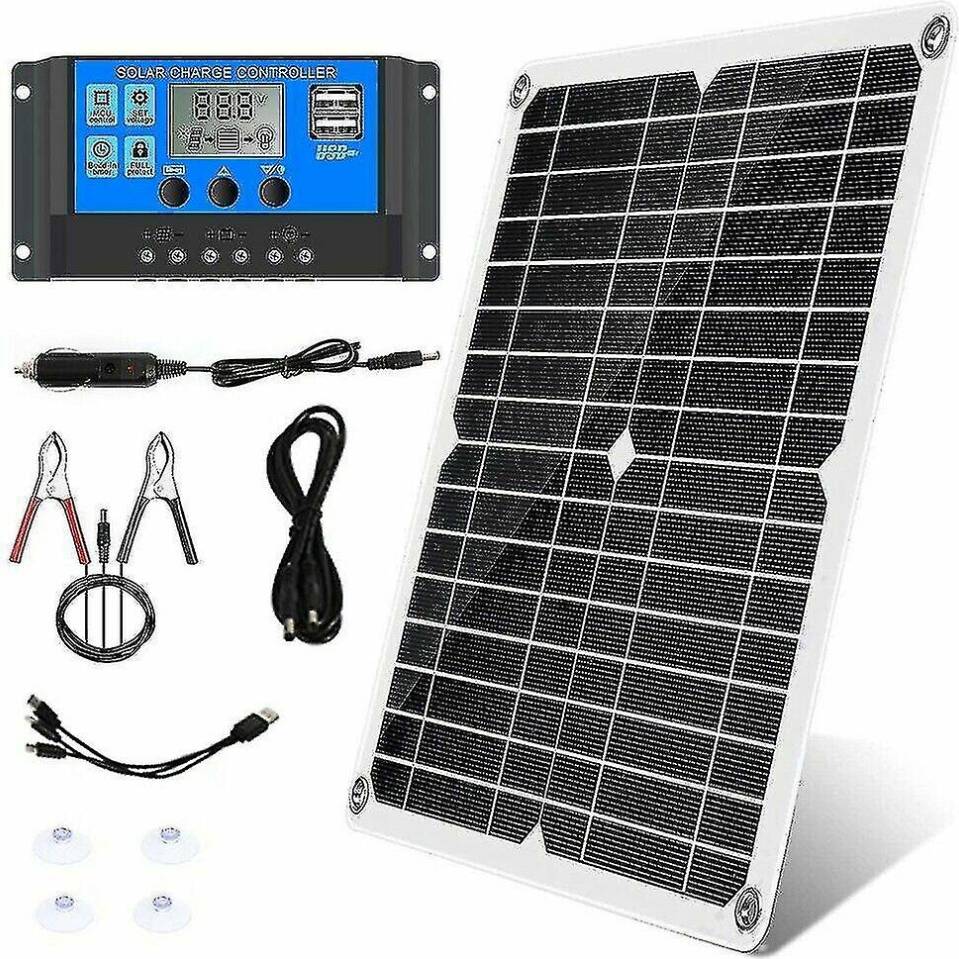 300W 12V 24V Solar Panel Set Kit