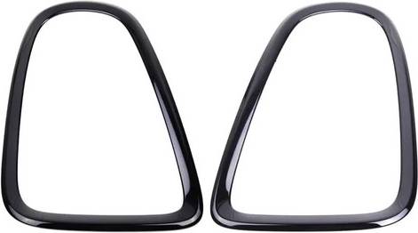 Mini One Cooper S R56 R57 R58 R59 Rear Tail Light Black Line Trims