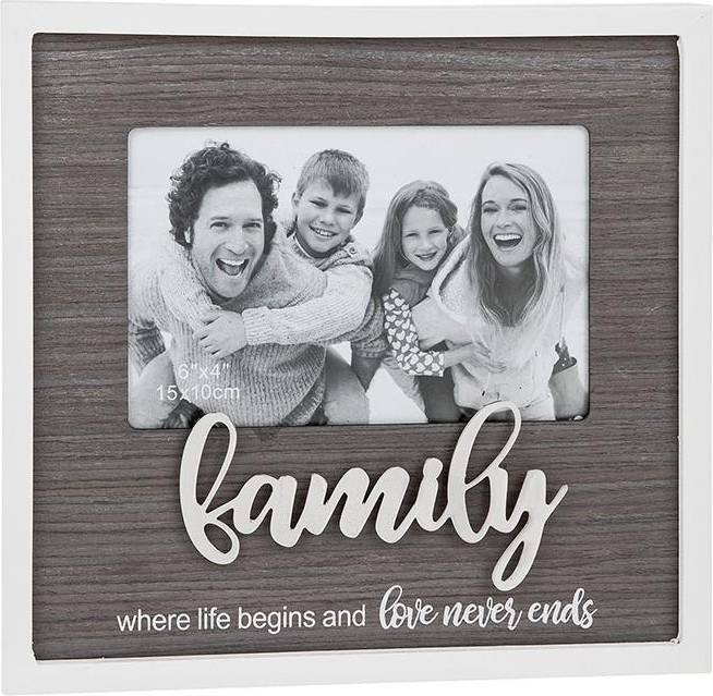 B&Q Stylish Script 6x4 Photo Frame