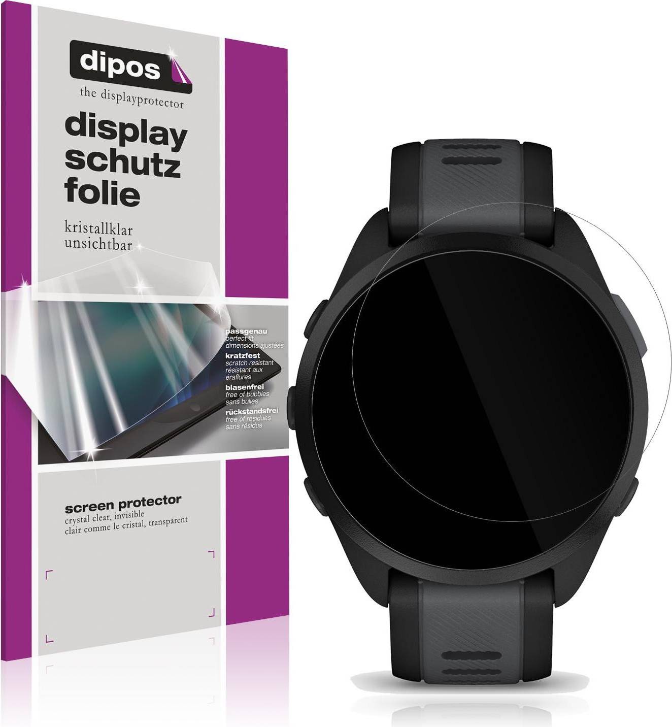 Dipos 6x Screen Protector Forerunner 165
