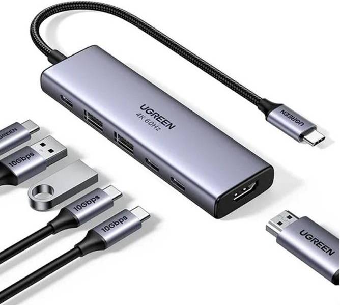 6 In 1 USB C Multifunctional Adapter