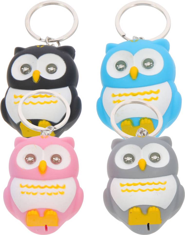 ABOOFAN Mini Owl Bag Keychain Soft Toy Keyring Funny Rings