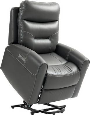 Homcom Overstuffed Riser And Reclining Chair With Usb Ports Armchair