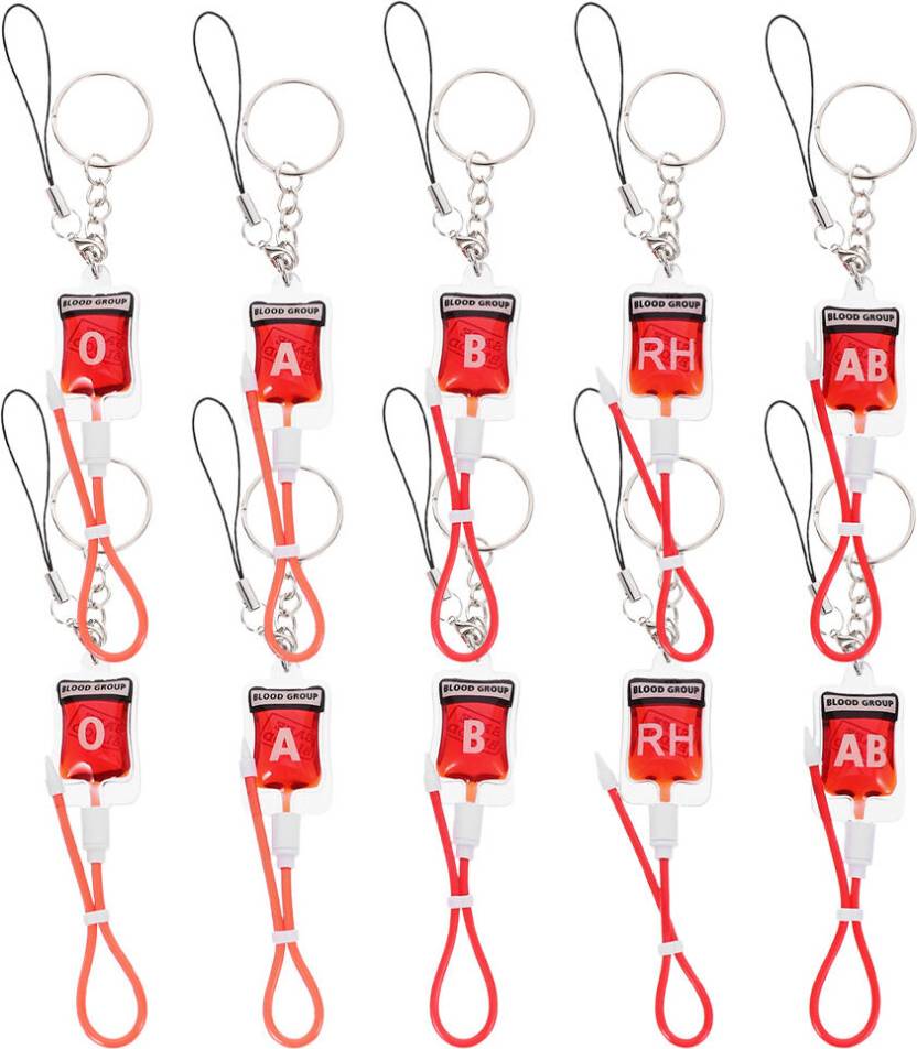 Inoomp Ghost Keychain Design Multi 10pcs