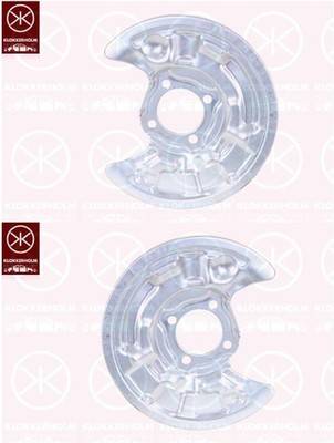 Klokkerholm Brake Backing Plate Dust Shield Rear