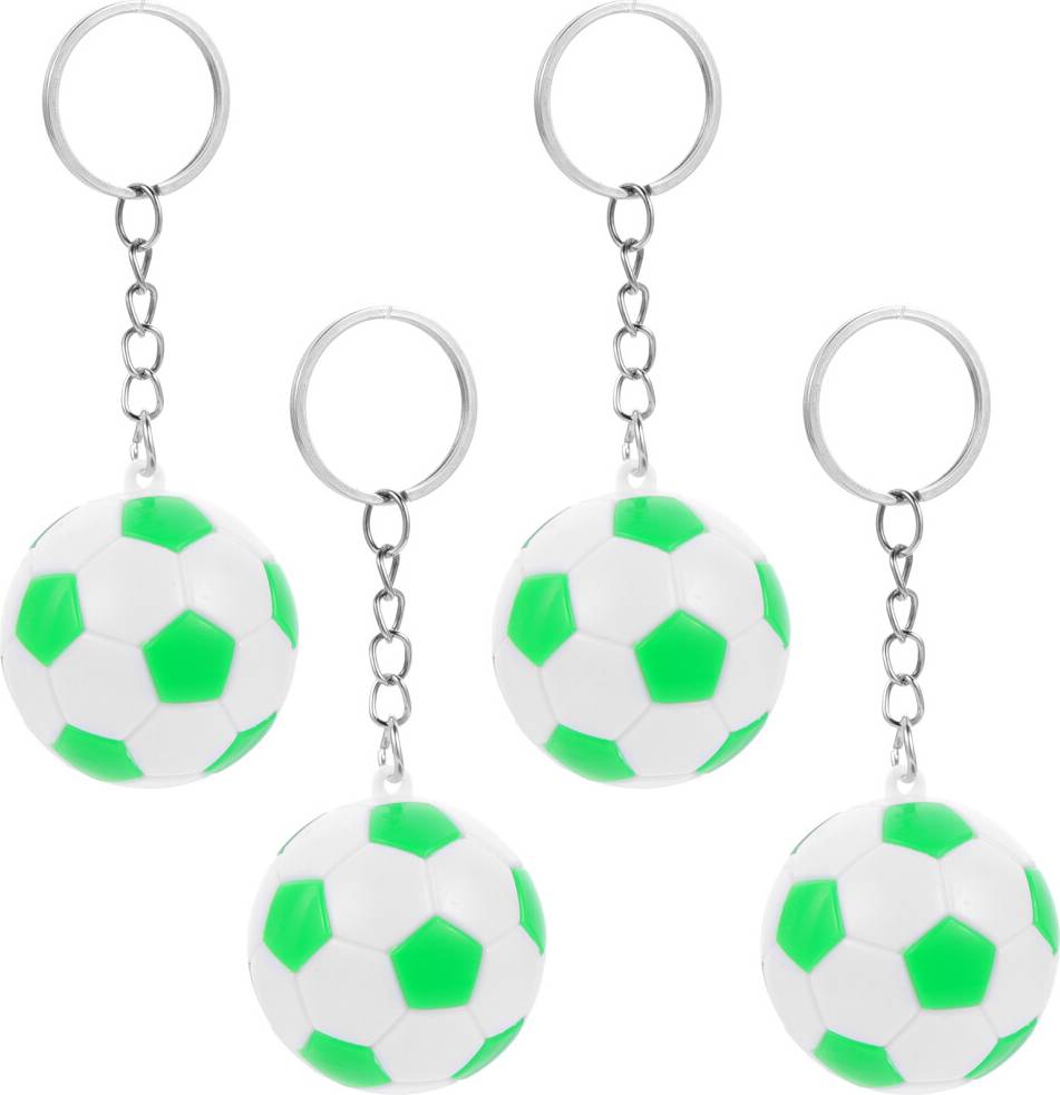 ABOOFAN Soccer Keychain Assorted Color 4pcs