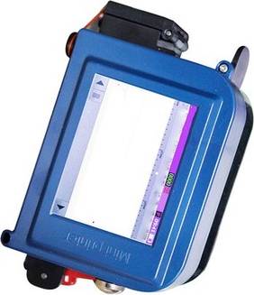 Handheld Inkjet Printer 12.7mm Height Led Touch Screen