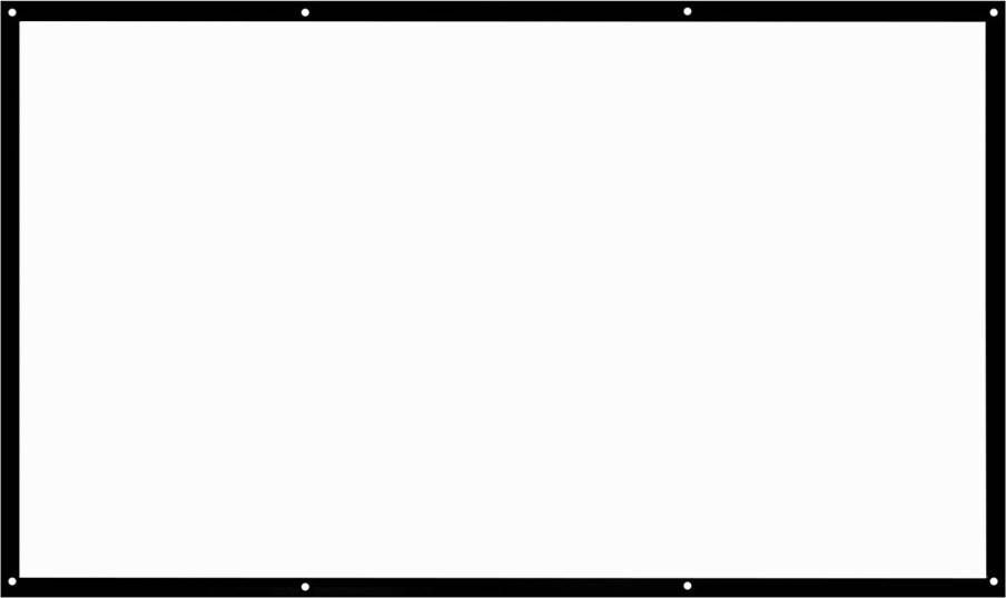 Projector screen 120 120-Inch 16:9 Projector Screen