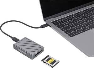Cfexpress type b card reader DeLock 40 Gbps USB Type-C Card Reader