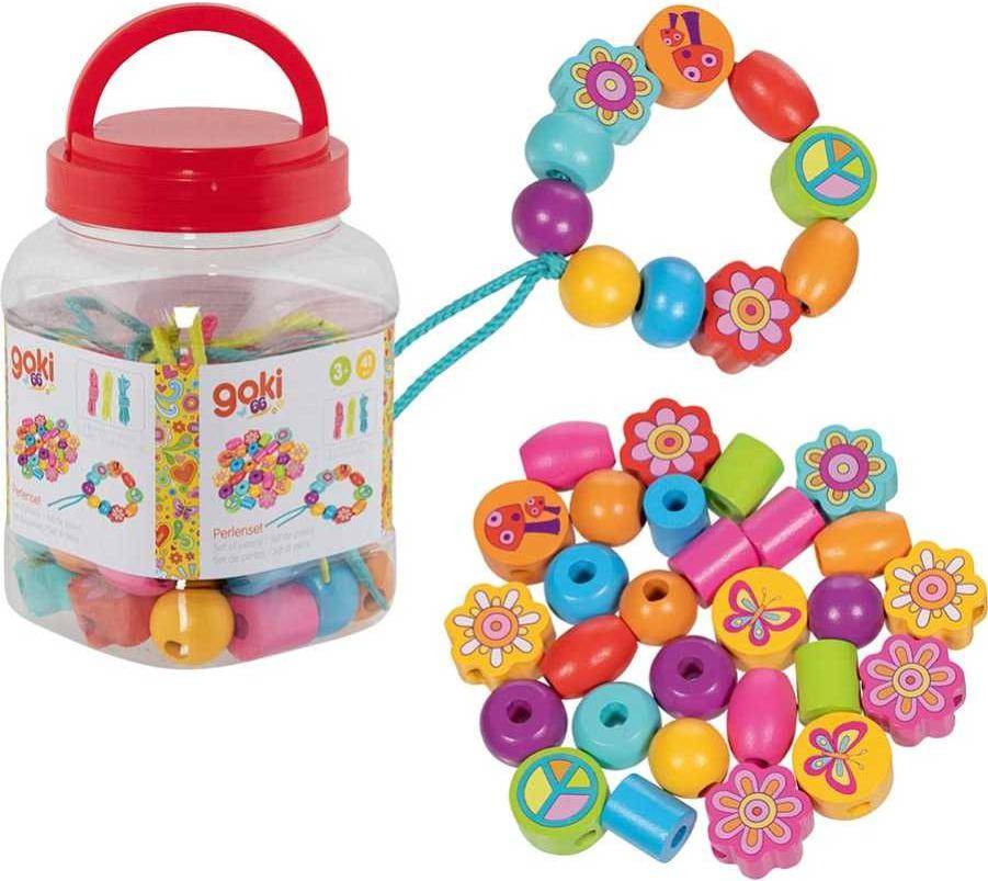 Goki Flower Power Bead Set 38pcs