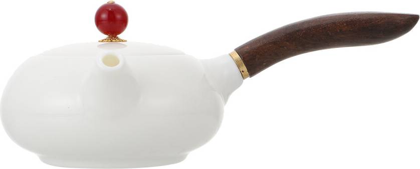 Vaguelly Porcelain Tea Pots With Built-In Filter Screen Teapot
