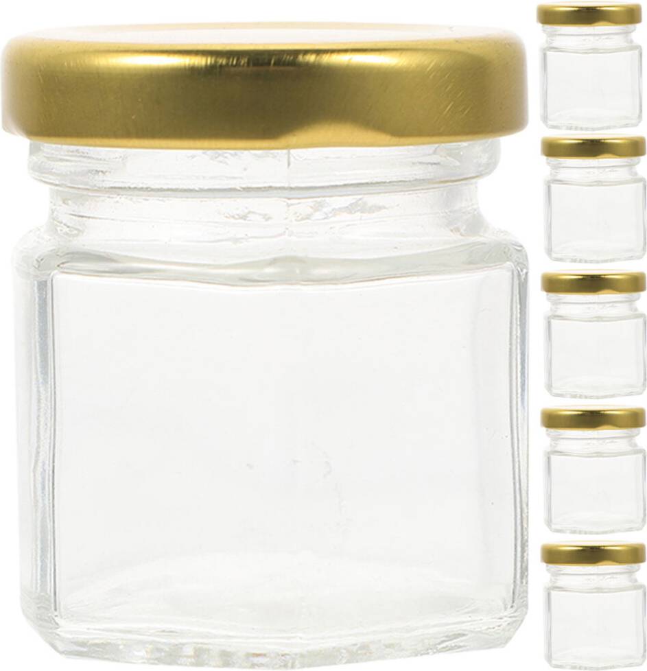 Ohphcall Small Glass Containers 6pcs Food Container