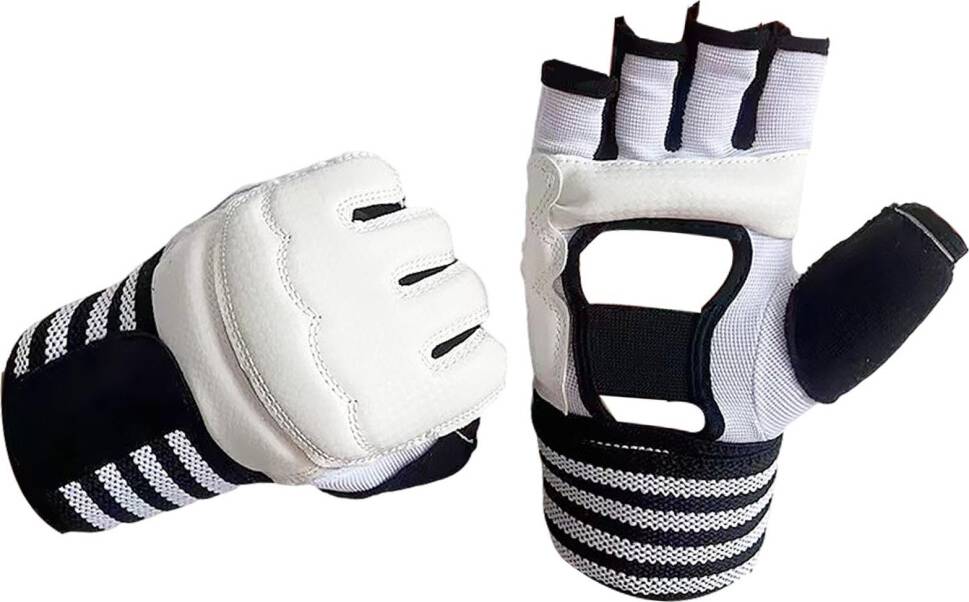 Boxing hand wraps Boxing Hand Wraps Inner Gloves Quick Wrap Long Wrist Strap Elastic Breathable - White
