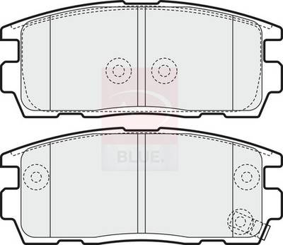 APEC Brake Pads Set Fits Opel Antara L07 2.2d Rear