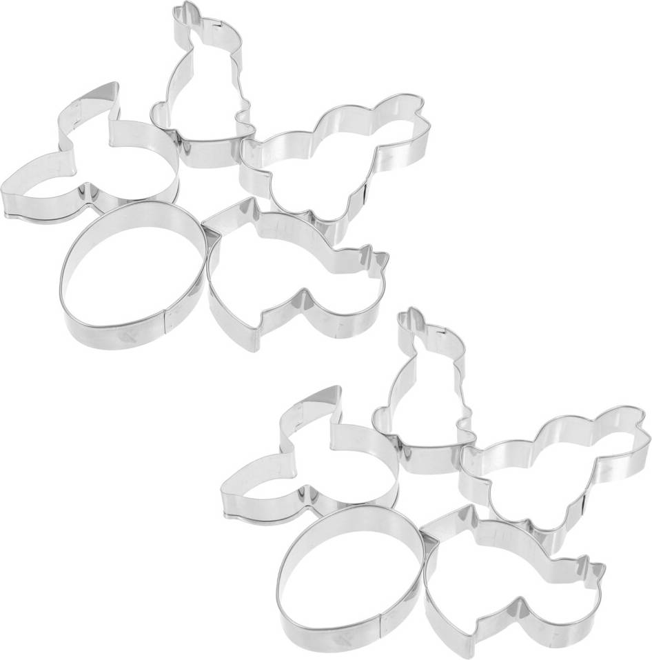 Inoomp 30 Pcs Easter Set Cookie Cutter