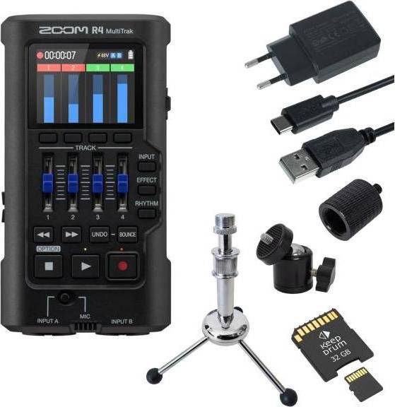 Zoom audio recorder Zoom R4 MultiTrak Audio Recorder Set